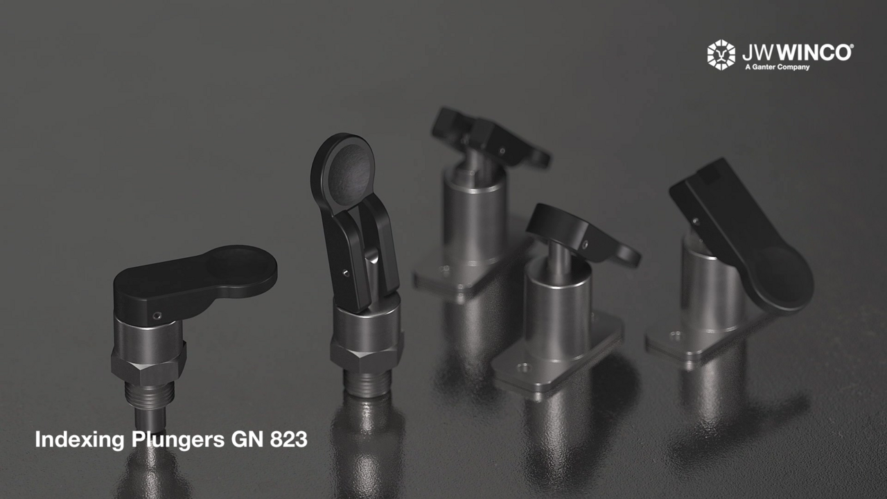 GN 823 Indexing Plungers with Operating Lever