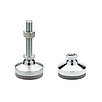 Steel Vibration Dampening Leveling Mounts in Metric Sizes GN 342.1 and GN 342.2